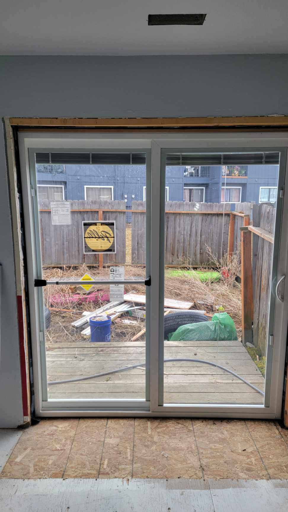 Door and Trim Installation — After